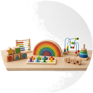 Montessori Low Shelf